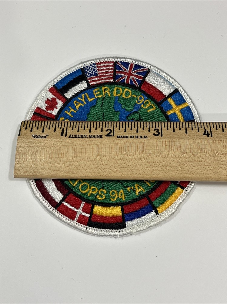 US NAVY USS Hayler DD-997 Baltops 94 Patch