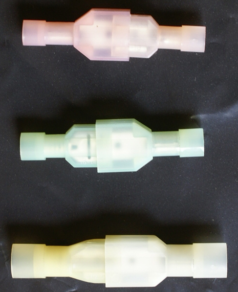 (100 PACK) 12-10 AWG NYLON QUICK DISCONNECTS FEMALE SPADE CONNECTOR YELLOW .250"