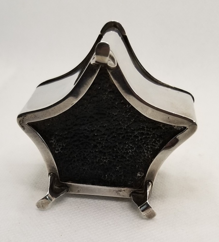 Sterling Star-Shaped Trinket Box 1909