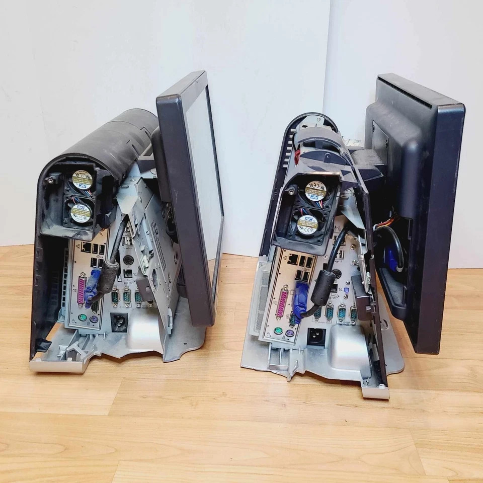 *UNTESTED* LOT 2X ELO ESY17D1 TOUCH SCREEN 17" POS COMPUTER WINDOWS XP SYSTEM