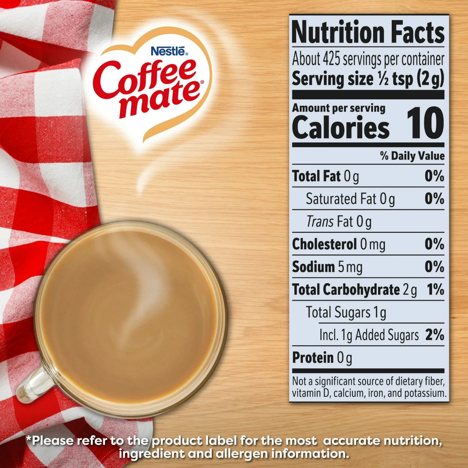 Nestle Coffee mate French Vanilla Powder Coffee Creamer, 30 oz.