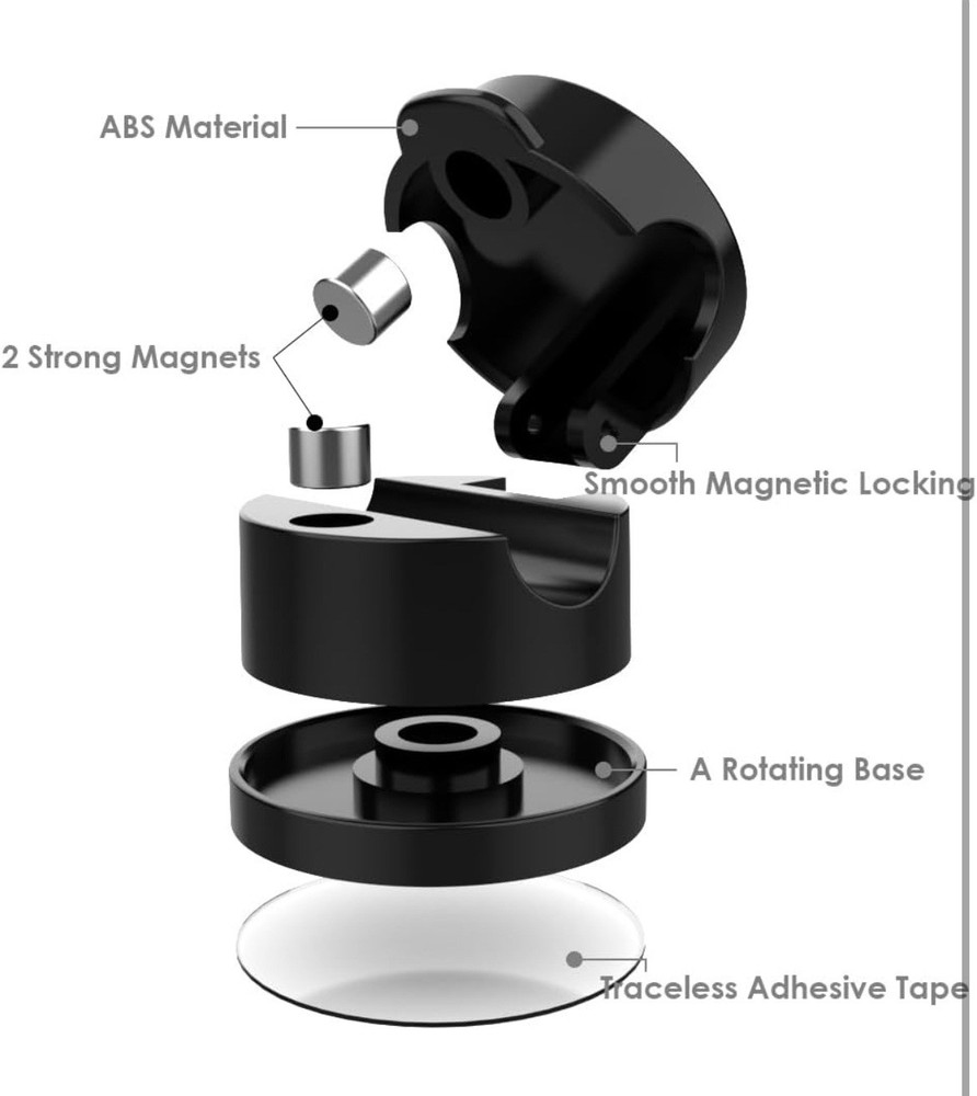 12 Pack Magnetic Cable Clips