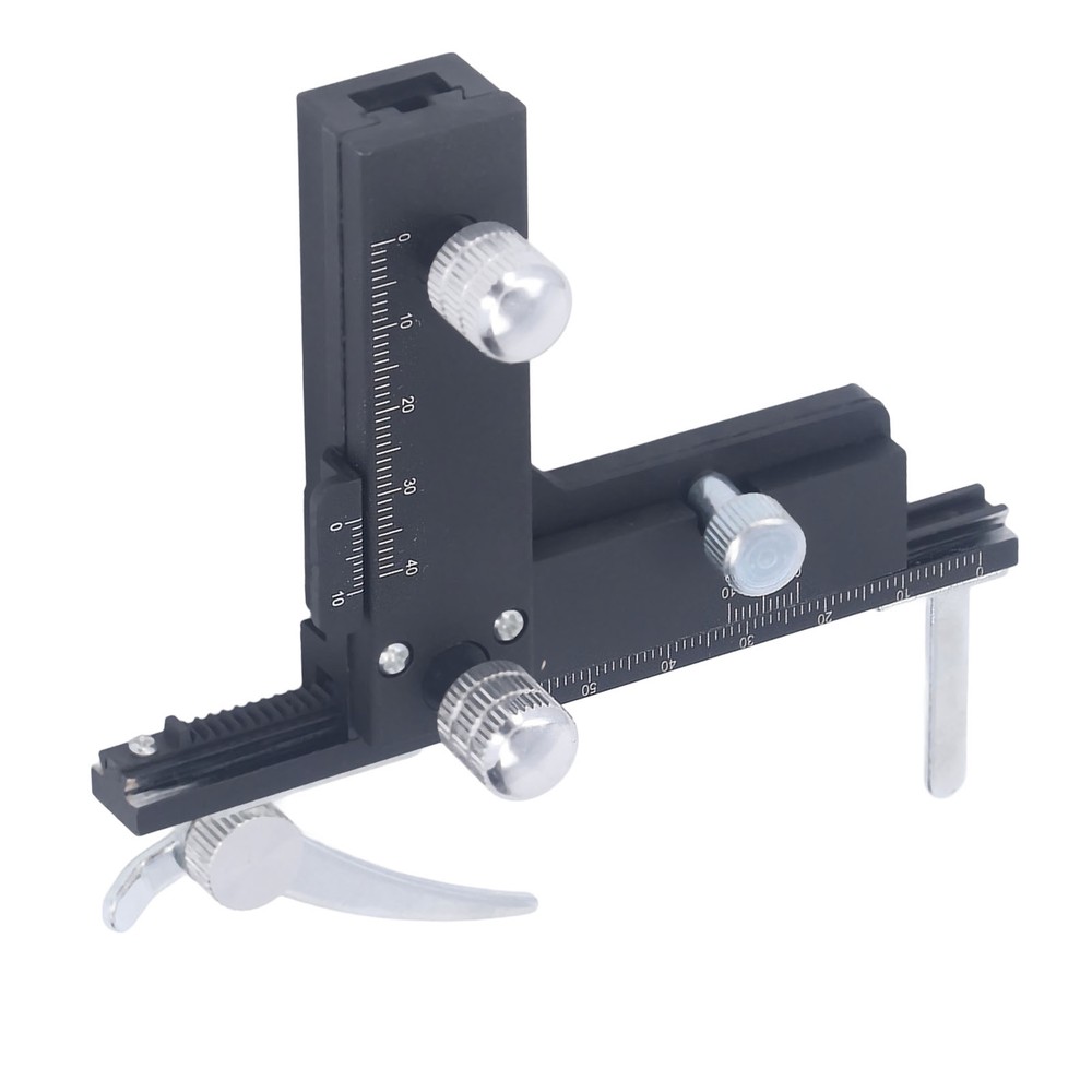 Microscope Movable Caliper Ruler Mechanical X-Y Movable Stage With Scale
