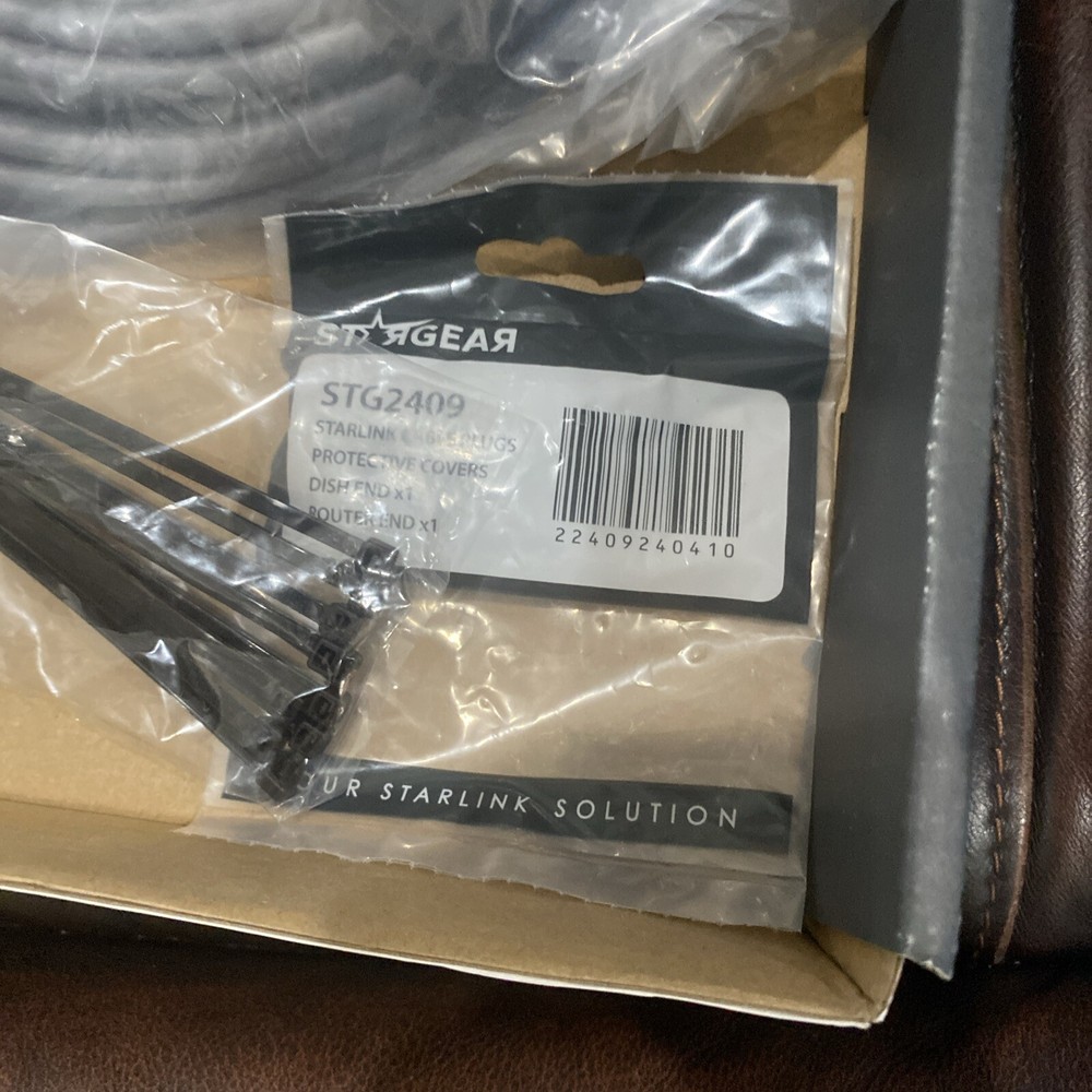 Stargear Starlink rectangular satellite 75 ft cable