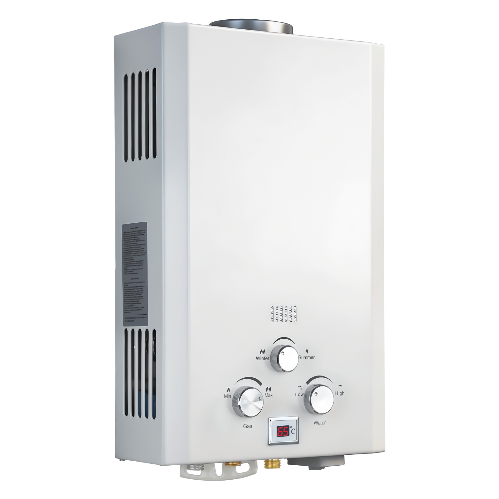 Tankless Propane Gas Hot Water Heater On-Demand Instant Gas Pressure 2800 Pa