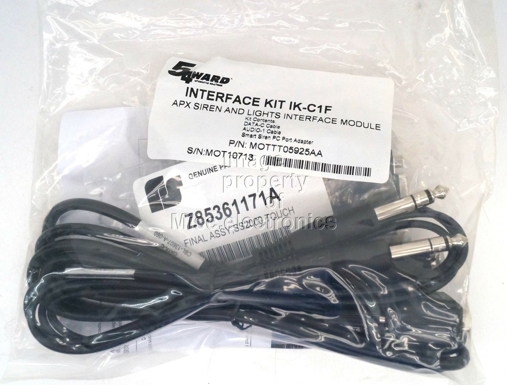 New Federal Signal SS2000 APX7500 Light Interface Kit Touch Screen