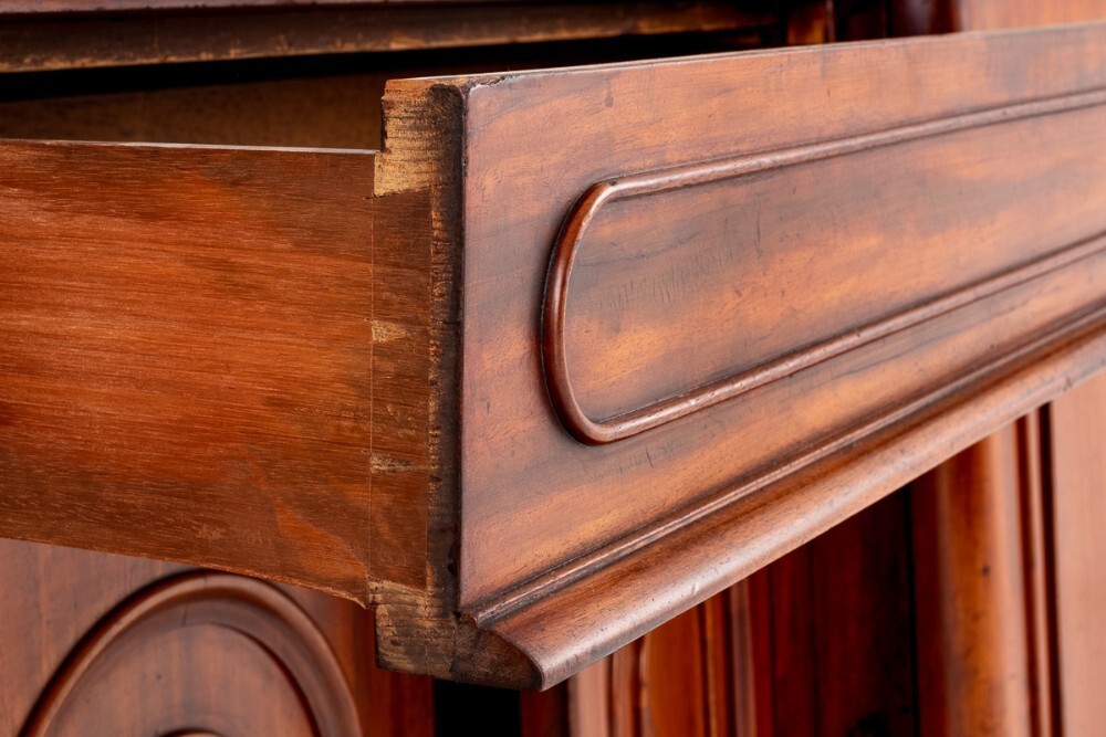Victorian Mahogany Sideboard Antique Server 1860