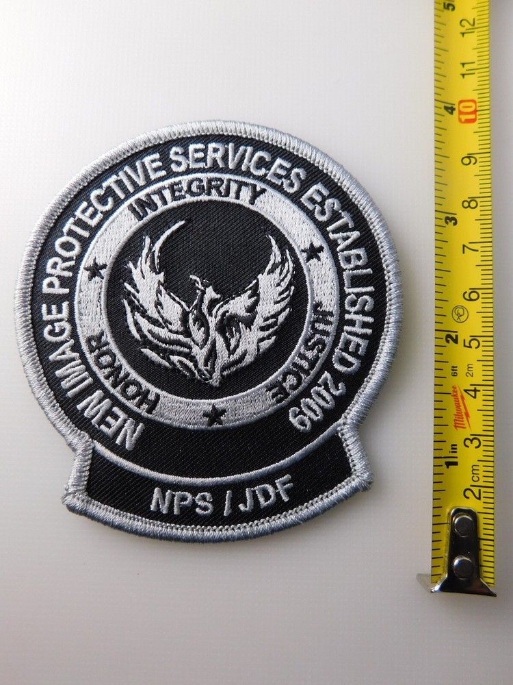 NEW IMAGE PROTECTIVE SERVICES SECURITY PATCH SHOULDER CREST  MI POLICE NPS JDF