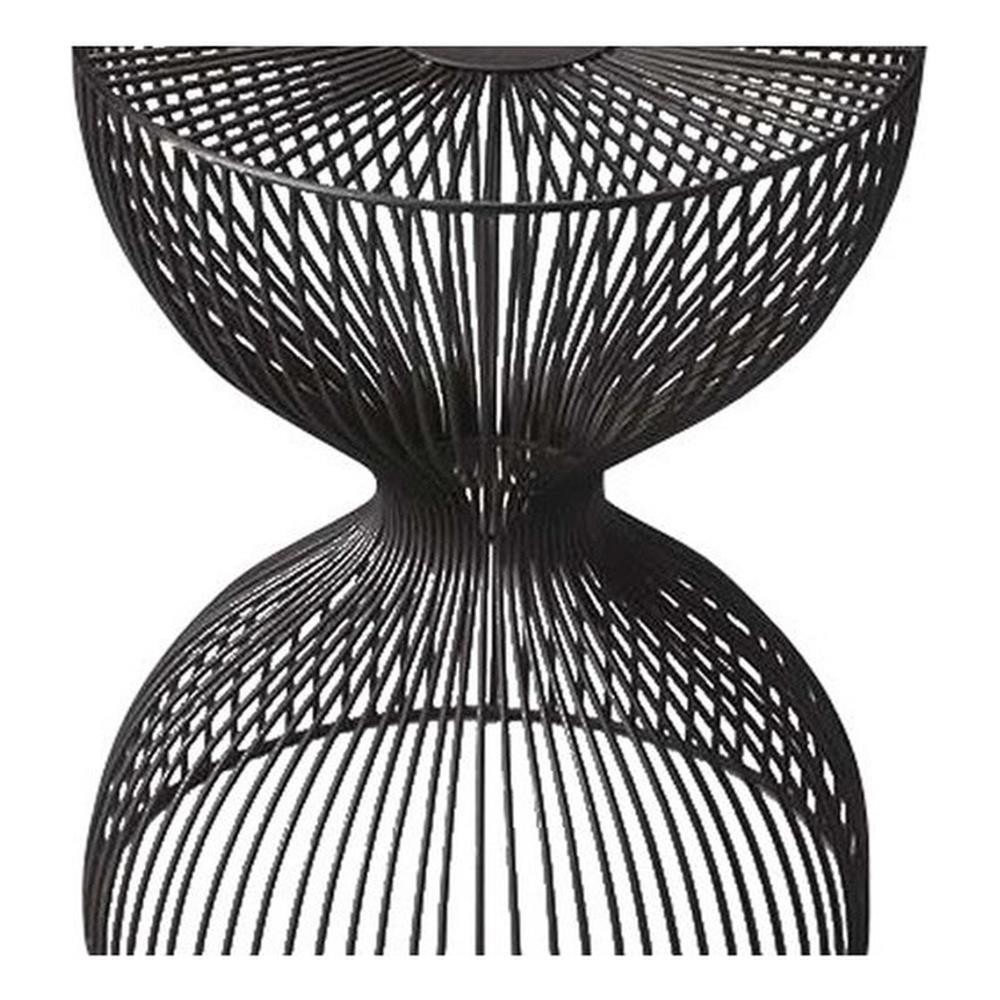 Butler Specialty Nicholas Iron Cage Bunching Table - Black