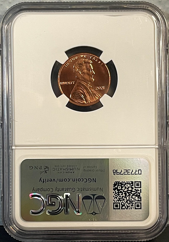 2021 P Lincoln SHIELD Cent 1c NGC MS 68 RD