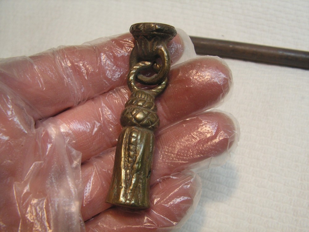 Vintage Part for Chandlier or Ceiling Light SOLID BRASS 2 3/4" FINAL With Nipple