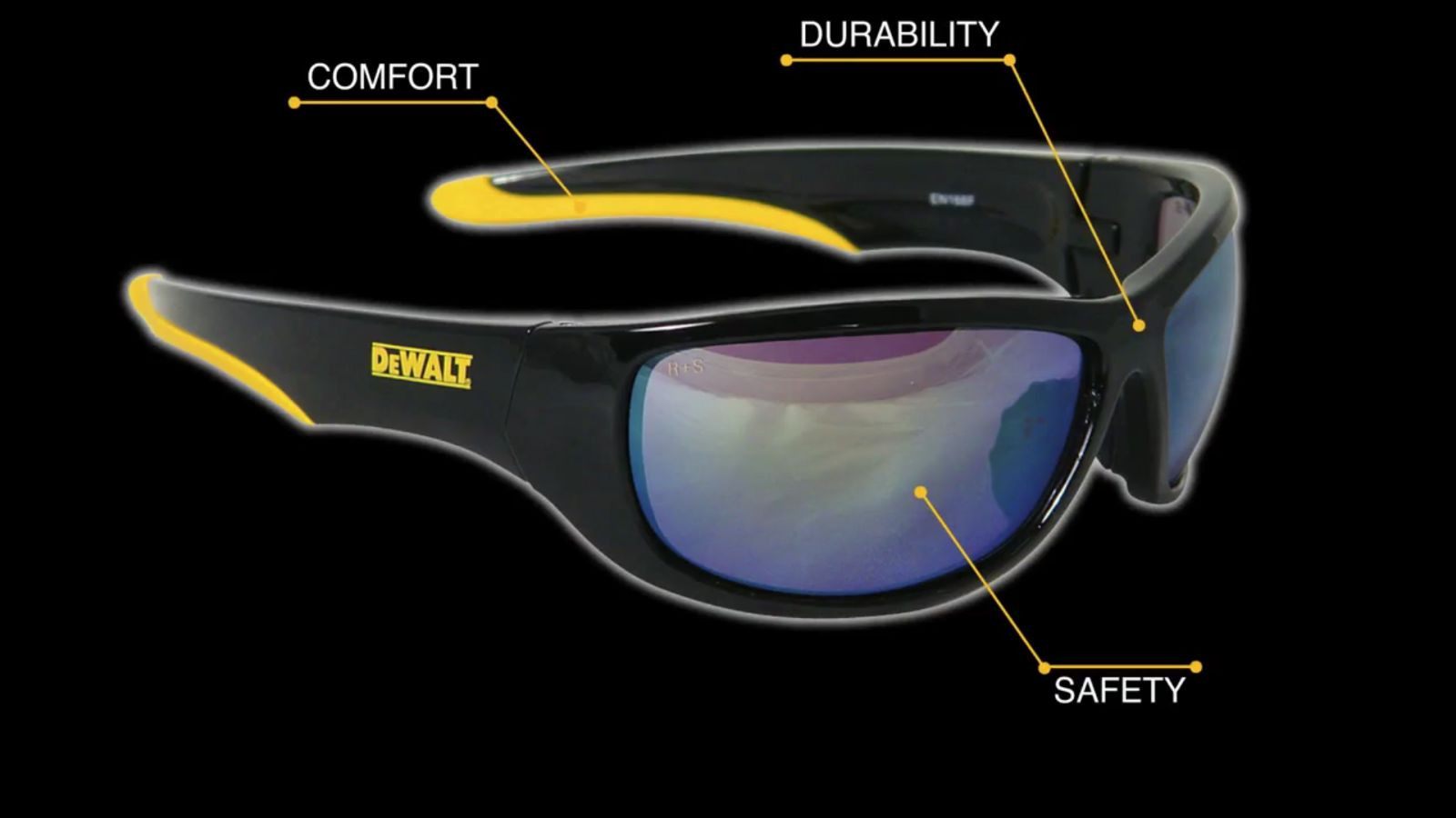 DeWalt DPG94-9C Dominator Safety Glasses, Indoor/Outdoor Lens