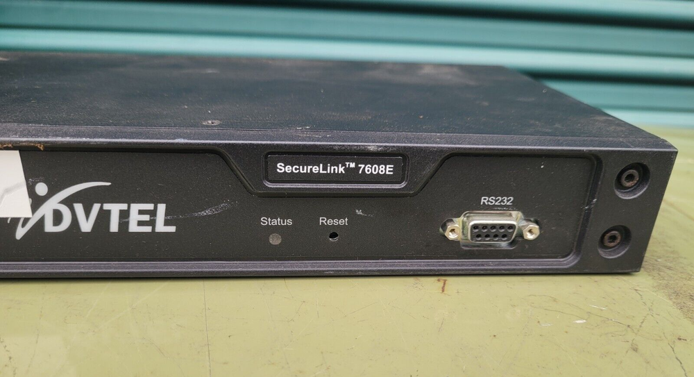 DVTEL SecureLink 7608E DVT-7608E 8-VIDEO INPUTS ENCODER UNIT TESTED WORKING