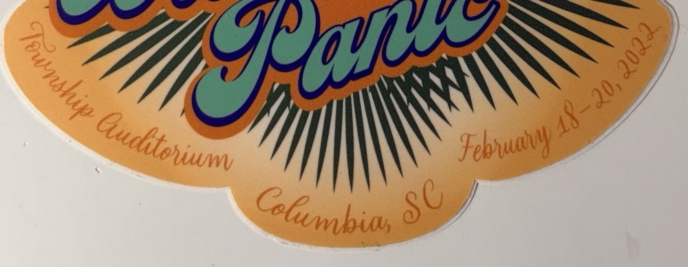 Widespread Panic Columbia 2022 Sticker