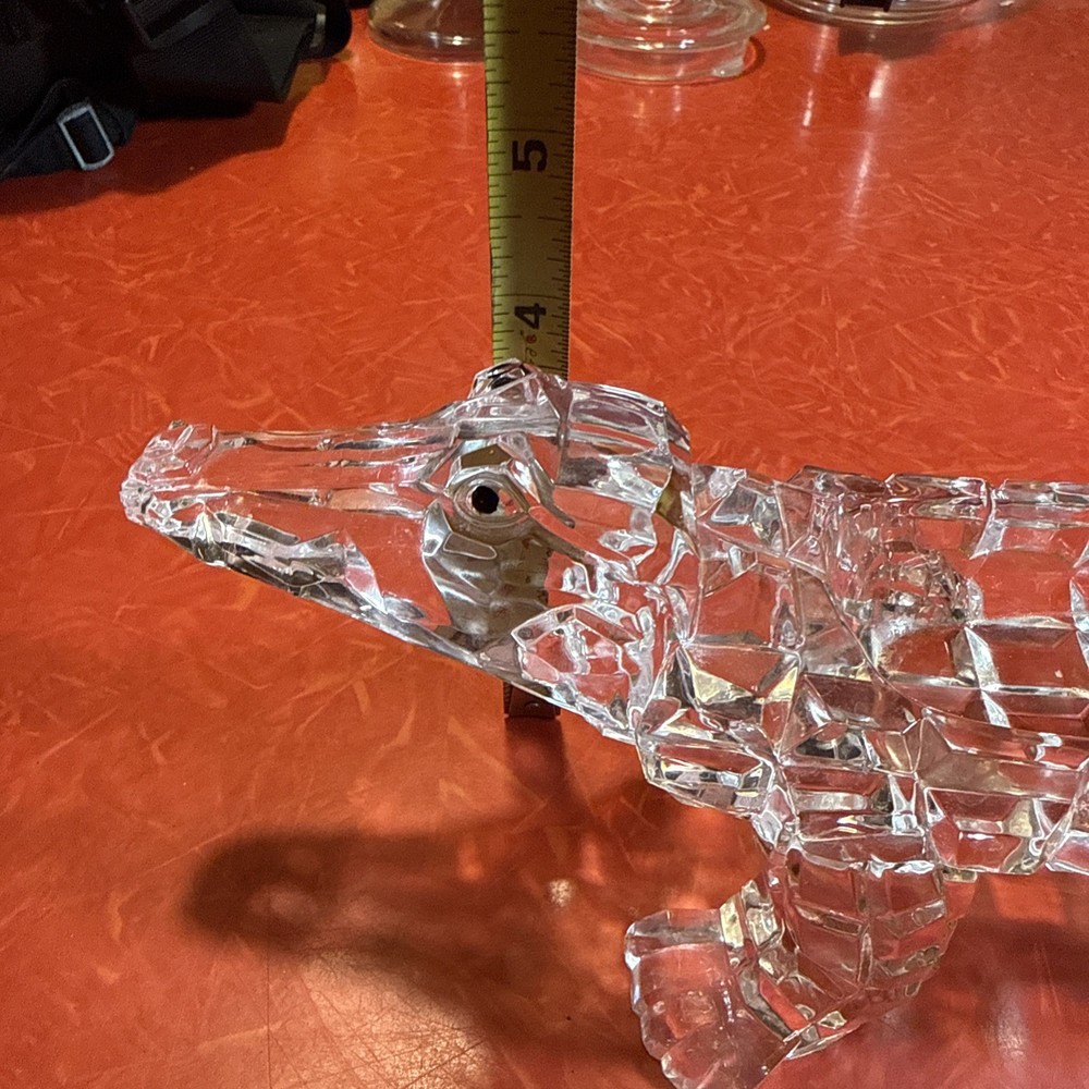 Icy Craft Acrylic Alligator Cracker Serving Dish 19”