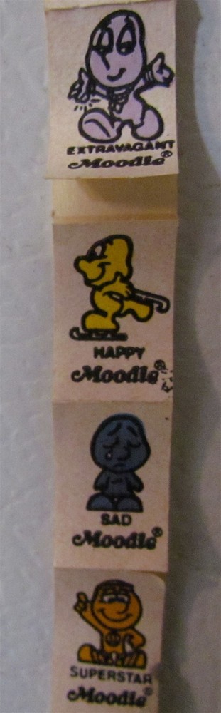 Moodie Stickers from Vending Machine/ Gum Machine