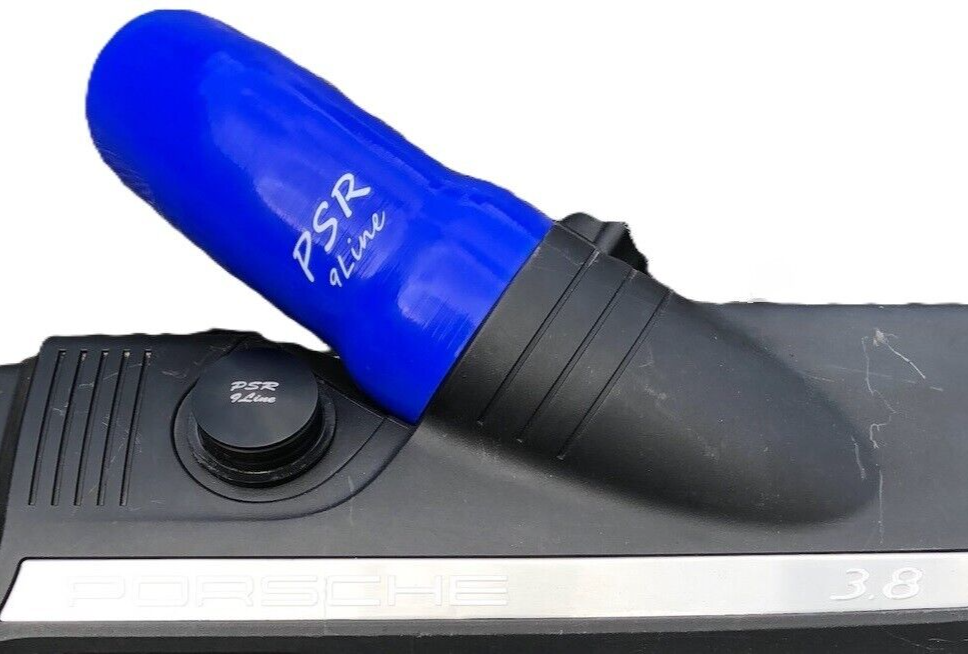 Porsche 997 911 Air Box Resonator Bypass Modification Plug & Blue Induction Pipe