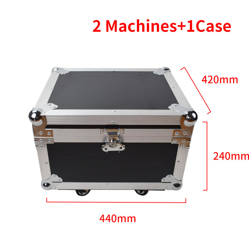 2PCS Cold Spark Firework Machine DMX512 DJ Stage Effect with Flight Case