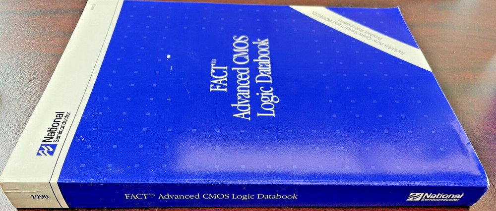 NATIONAL SEMICONDUCTOR 1990, FACT Advanced CMOS Logic Databook, NICE
