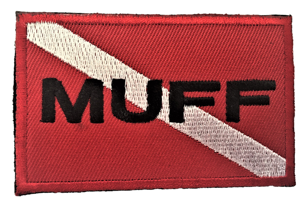 Muff Diver Patch (MARSOC PJ SEAL Special Forces Ranger SCUBA Hard Hat) Lib210