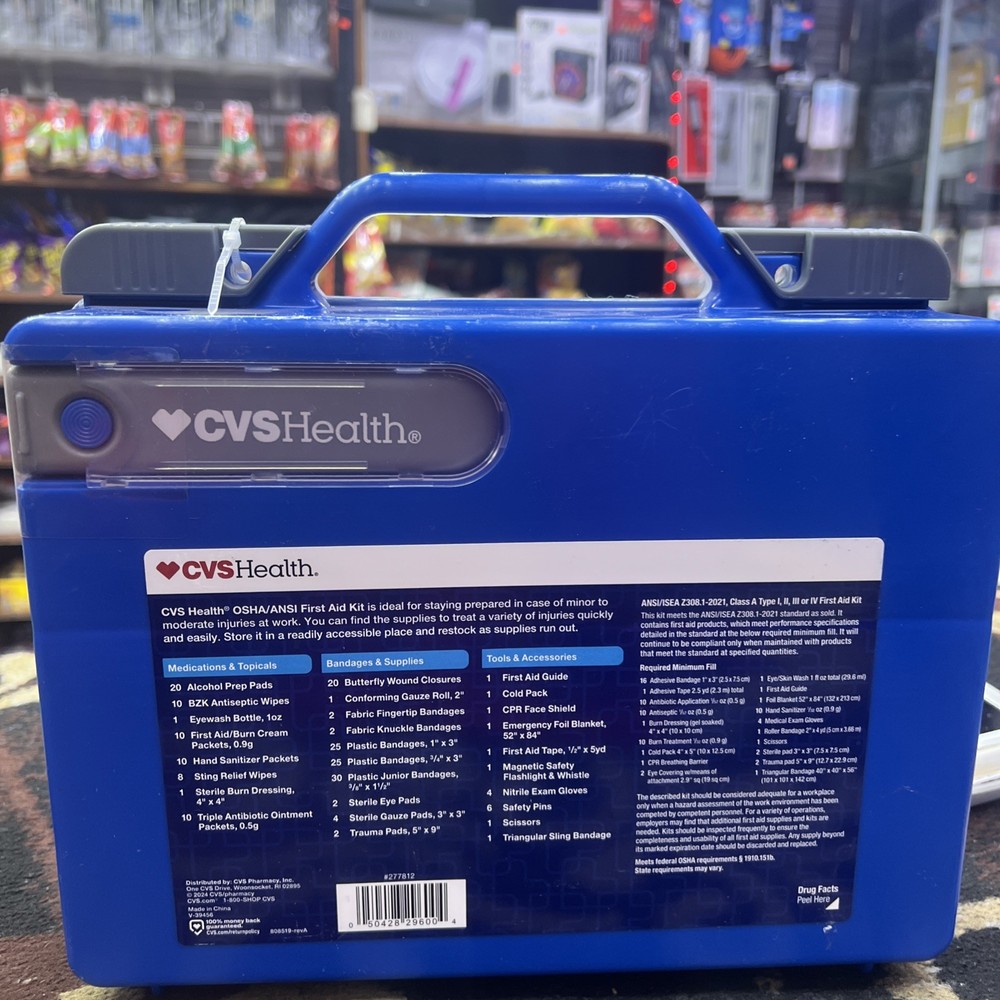 Basic First Aid Kit 200-Piece Osha /Ansi CVS