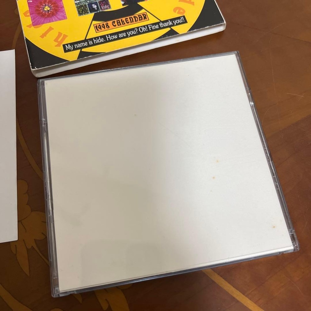 Super rare hide 1998 CALENDAR