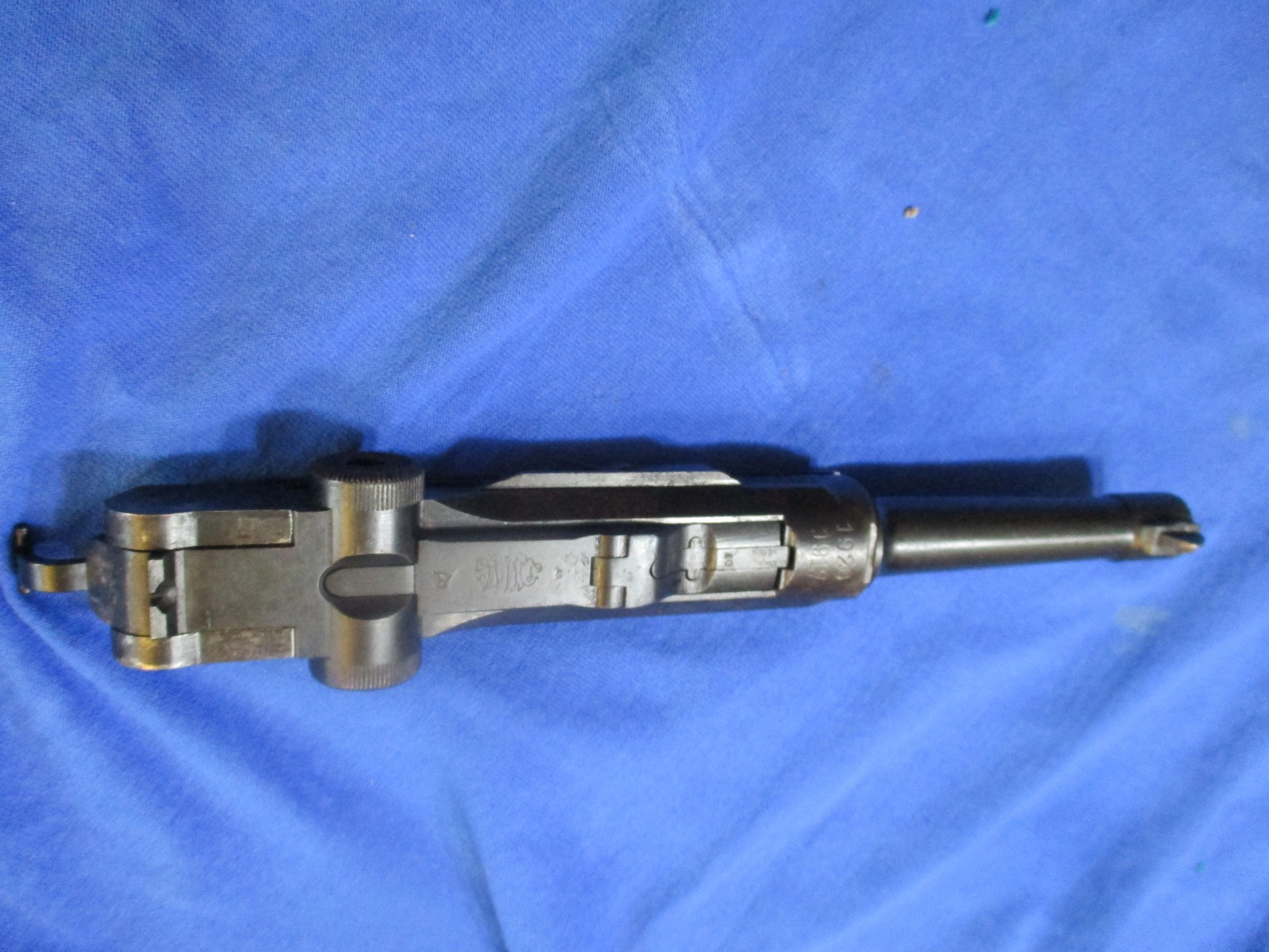 WW-1 1917 DWM P.08 Luger 9mm Slide, Toggle And Barrel Assembly non match Parts !