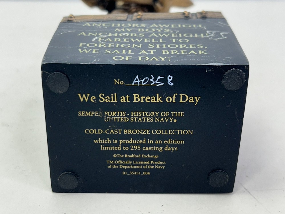 Bradford Exchange US Navy Sailor Statue