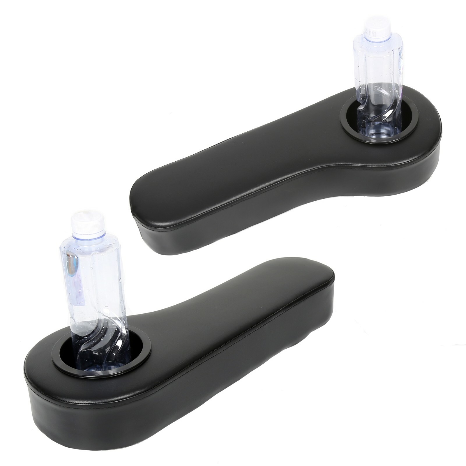 Universal Rear Seat Arm Rest Cup Holder Black for EZGO Club Car Yamaha Golf Cart