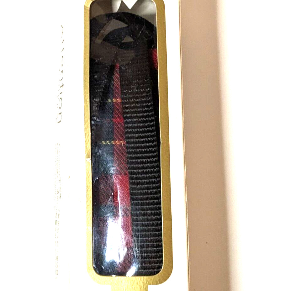 Red Plaid Camera Strap Adjustable Comfortable Quick Release Hiking Shoulder Gear