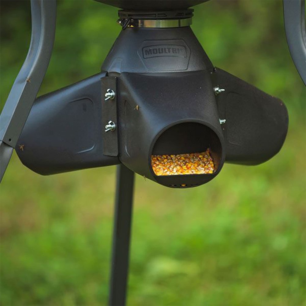 Moultrie Gravity Feeder Kit Adjustable Flow for Corn Protein Pellets