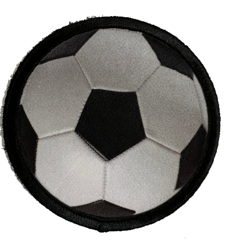 3" Soccer Ball Morale Patch Tactical