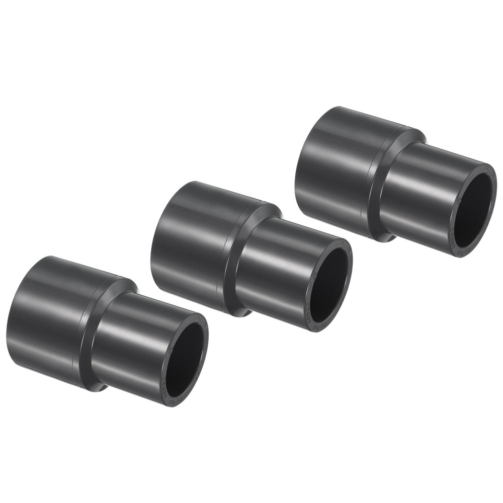 UPVC Fitting Pipe Reducer 1"x 3/4" 3pcs Straight Coupling