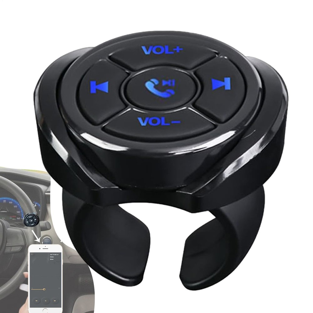 Bluetooth Wireless Media Button Car Steering Wheel Remote Control for Motorcycle