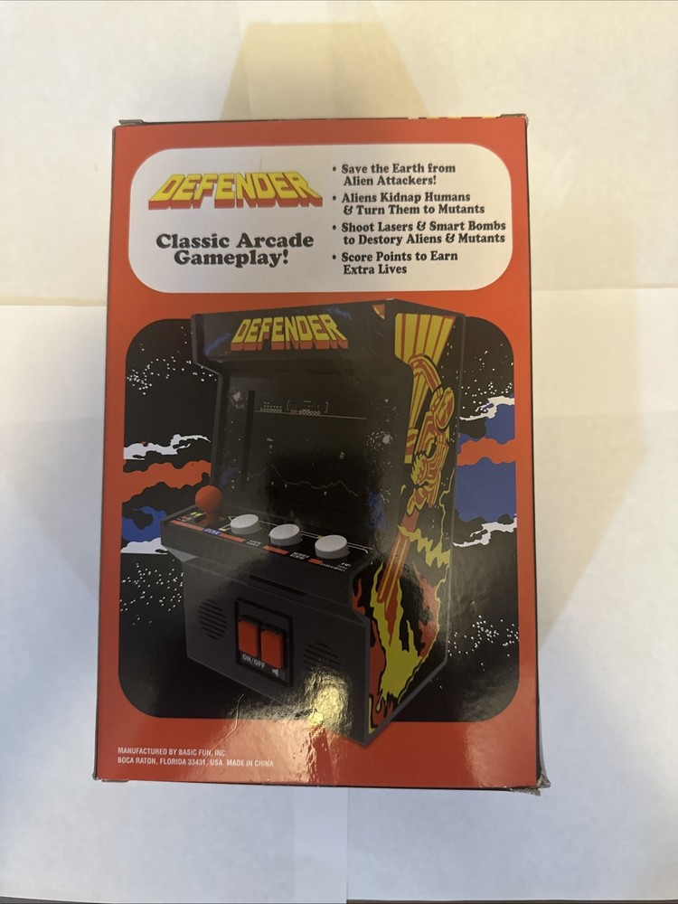 Midway Retro Mini Arcade Defender Handheld Electronic Game