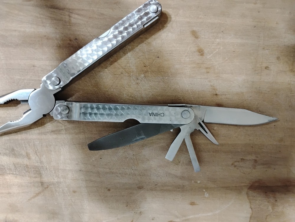Vintage Sheffield Stainless Multi Tool With Sheath