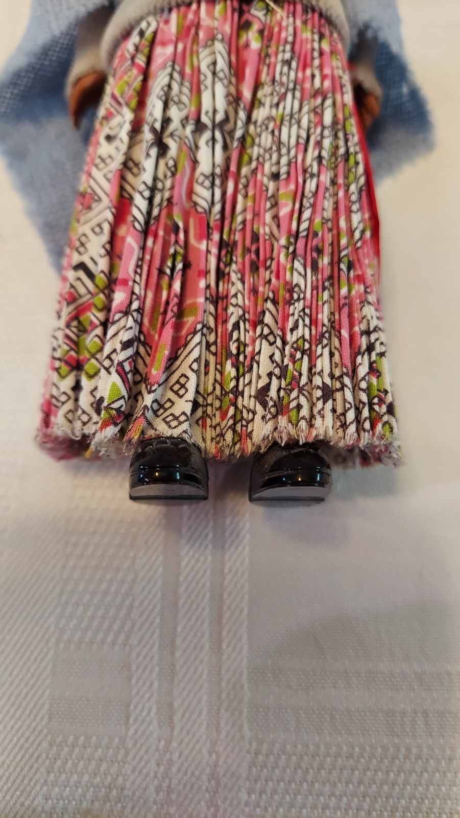 Three Vintage 7.5” Native American Dolls With Sleepy Eyes. (U12)