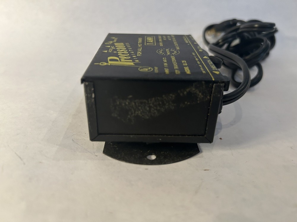 Precision Miniatures HO Train Transformer Model UL 25 - 120V AC-DC - TESTED