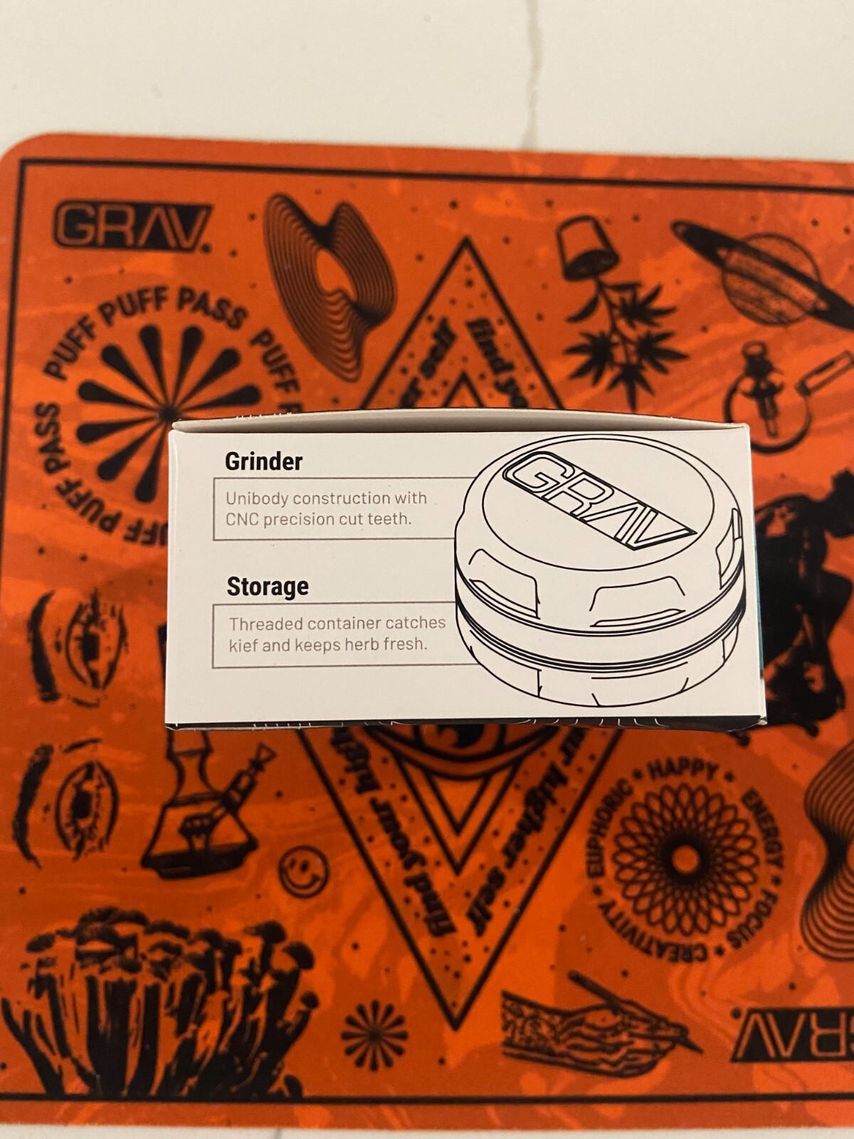 GRAV 3 Piece Grinder - (MULTIPLE COLORS) *SHIPS ASAP*