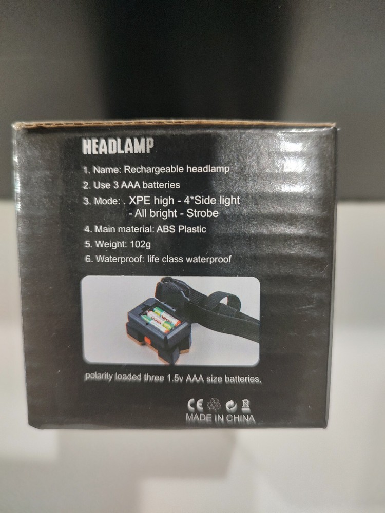 Headlamp High Power LED Light Headband