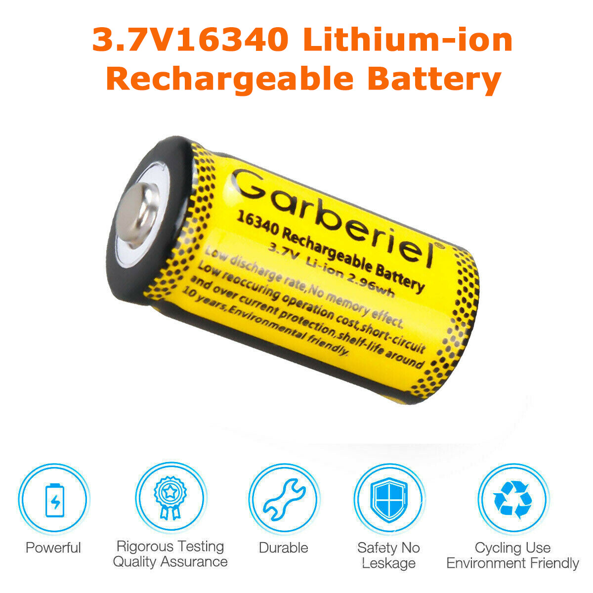 Lot 2800mAh Batteries CR123A 16340 Rechargeable Lithium Battery / Smart Charger