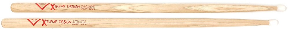 Vater Xtreme Design Drumsticks - 5A - Nylon Tip (2-pack) Bundle
