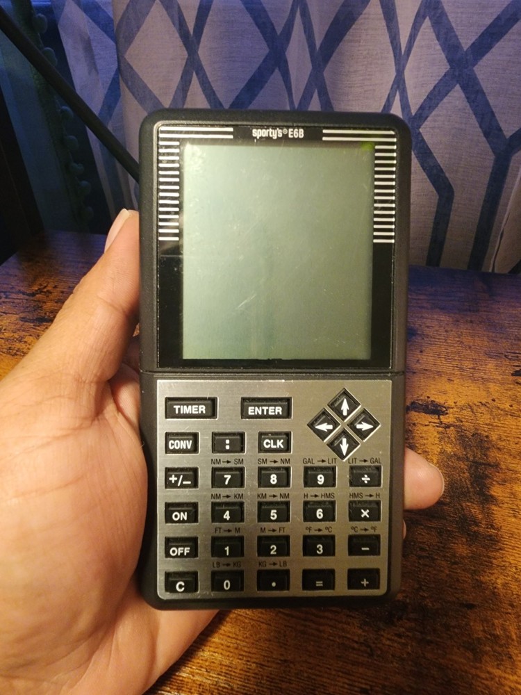 SPORTY'S E6B ELECTRONIC FLIGHT COMPUTER