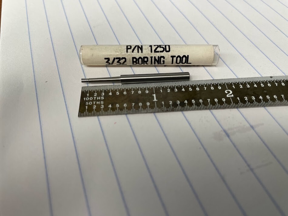 3/32" CARBRO CORP 1250 BORING TOOL