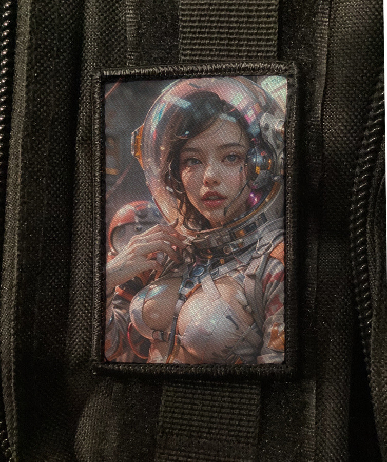Peekaboo Boobies Anime Patch Morale Tactical Hook [sub]