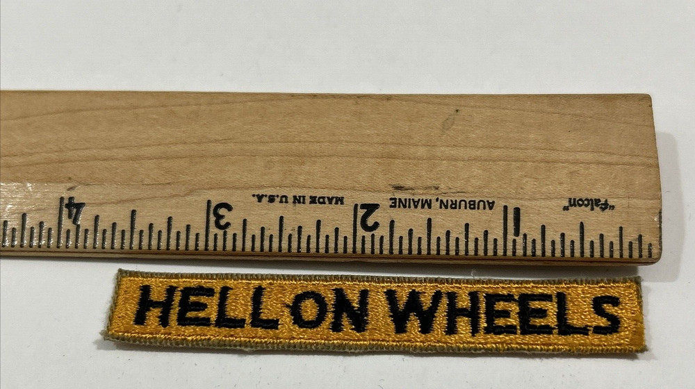 HELL ON WHEELS Armored Division Armor Tank tab patch
