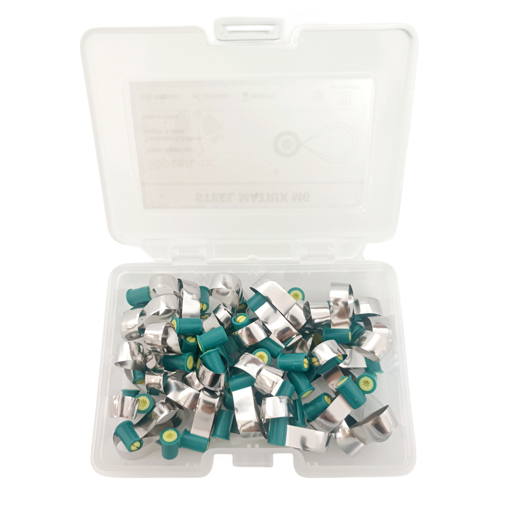 Dental Sectional Contoured Matrices Anatomically Shaped Matrix Bands Reel Type