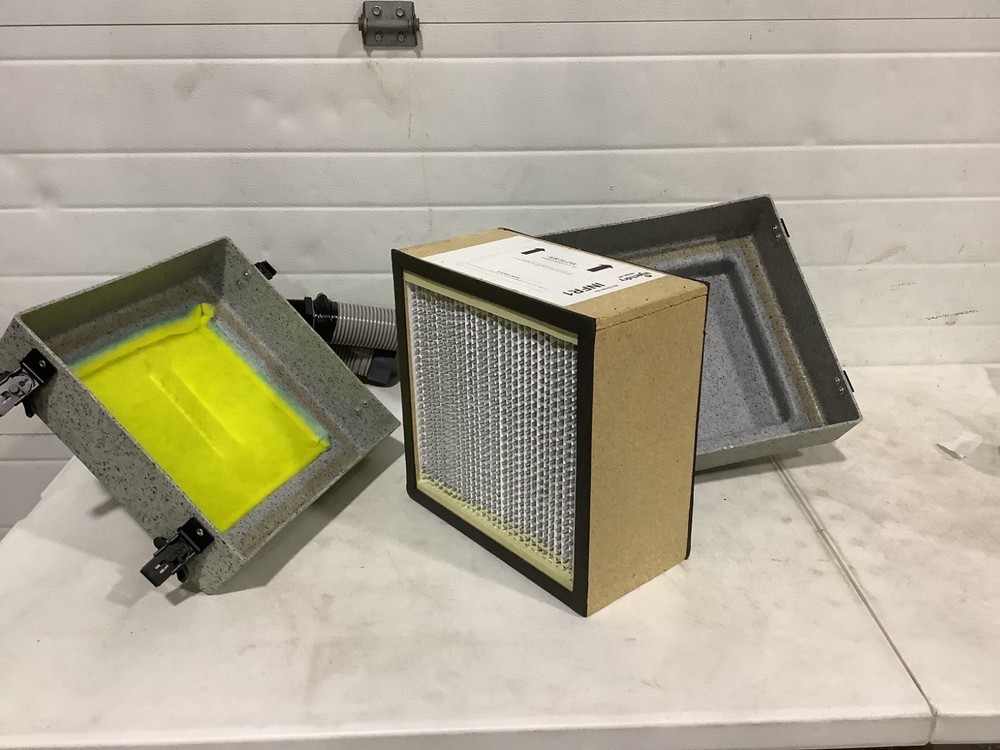 Injectidry Interceptor Hepa Filter ,Hoses Attached to Unit (INF01)