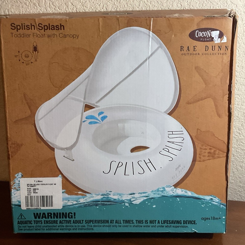 Rae Dunn New In Box Infant Toddler Float Pool Quick Ship