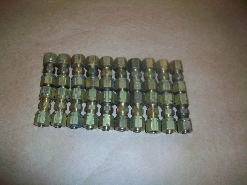 20pc Brass Compression Union 3/16"    NEW